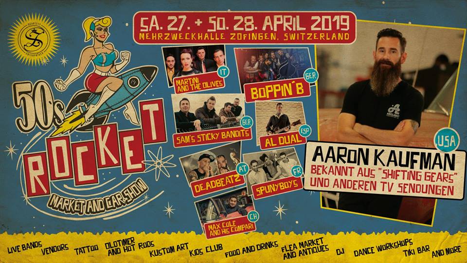 50’s Rocket 2019 – Market, Kustom Art, Car & Bike Show